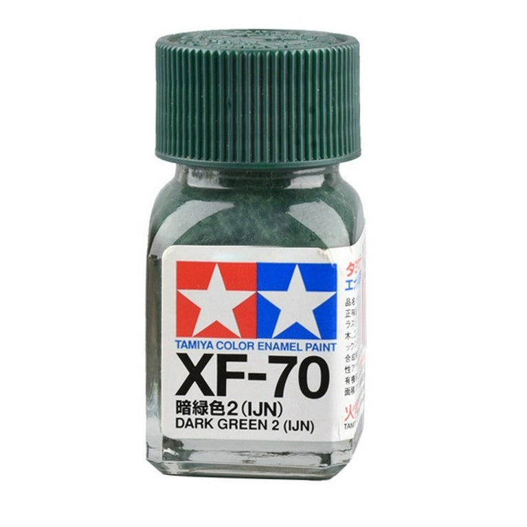 Tamiya 80370 Enamel Paint XF-70 Dark Green (IJN) 10ml