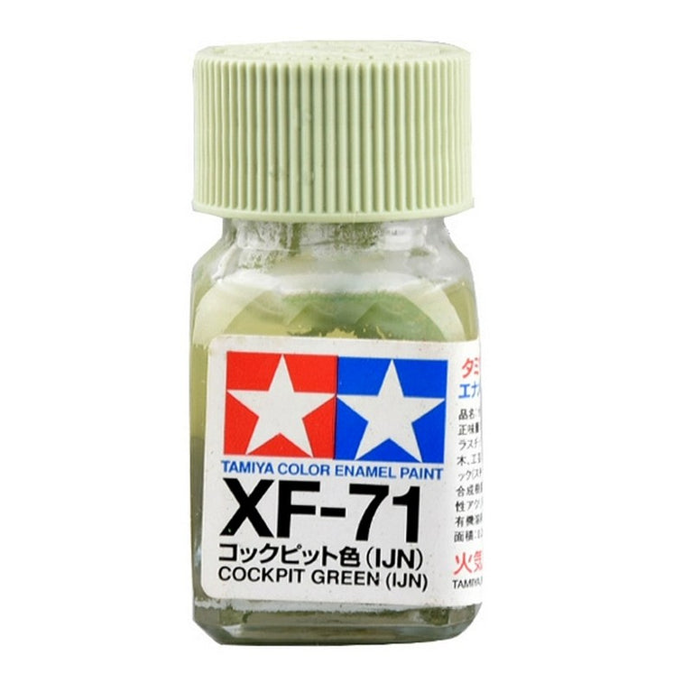 Peinture émaillée Tamiya 80371 XF-71 Cockpit Green (IJN) 10 ml