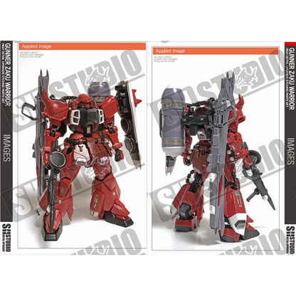 SH STUDIO MG ZGMF-1000/A1 Gunner Zaku Warrior etched metal upgrade kit