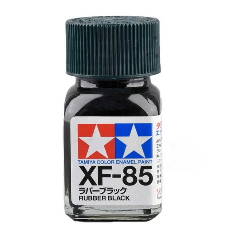 Tamiya 80385 Enamel Paint XF-85 Rubber Black 10ml