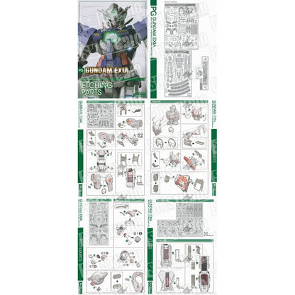 SH STUDIO PG 1/60 Gundam EXIA etched metal upgrade kit