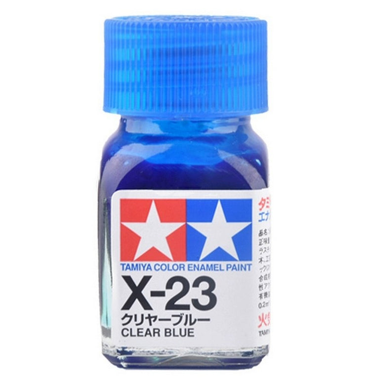 Tamiya 80023 Enamel Paint X-23 Clear Blue 10ml