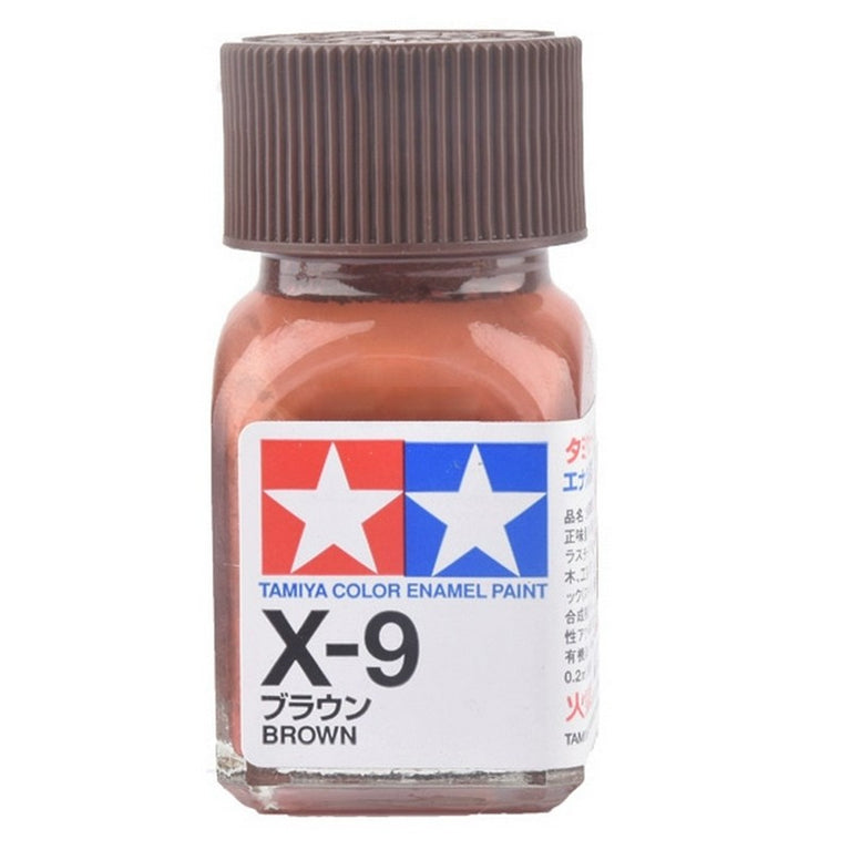 Tamiya 80009 Enamel Paint X-9 Brown 10ml