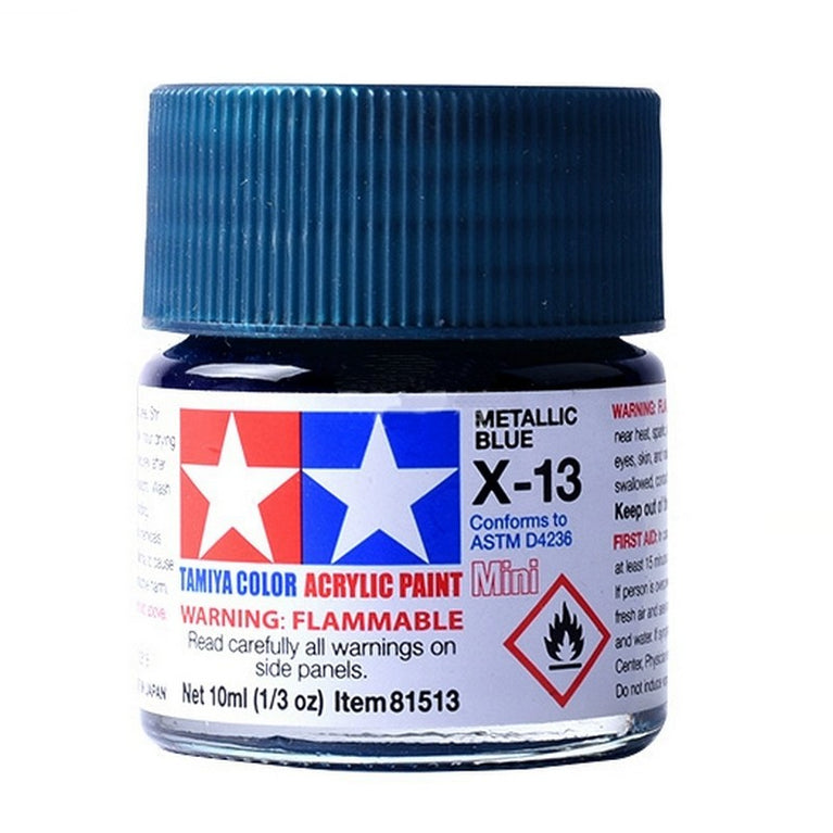 Tamiya 81513 Acrylic Paint X-13 Metallic Blue mini 10ml