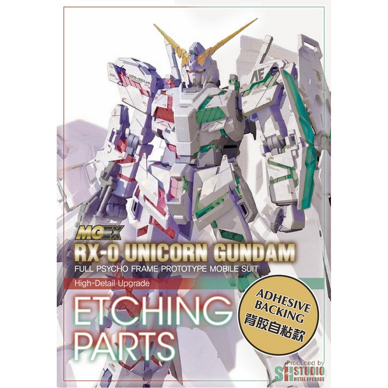 SH STUDIO MGEX 1/100 Unicorn Gundam etched metal upgrade kit