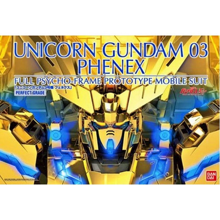 PG 1/60 Unicorn Gundam 03 Phenex Full Psycho-Frame Prototype Mobile Suit
