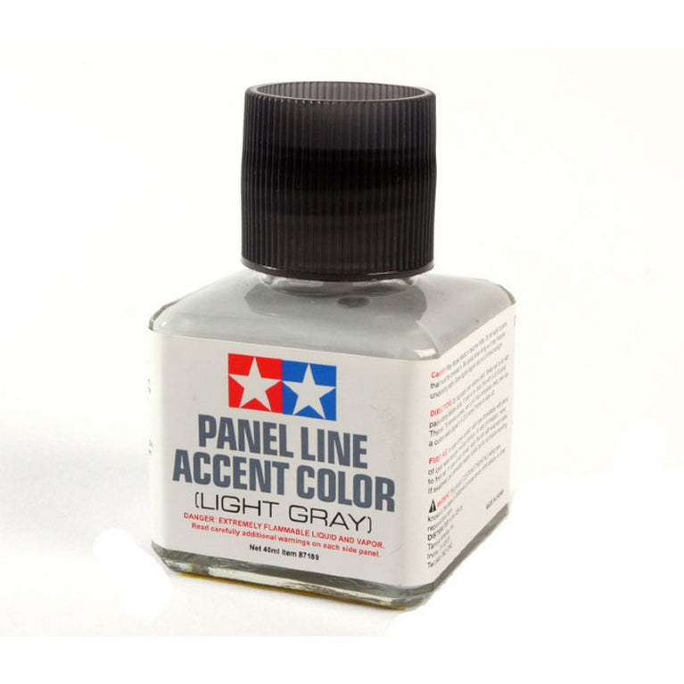 Tamiya 87189 Panel Line Accent Color Light Gray 40ml