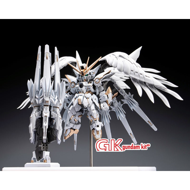 MGSD XXXG-00YSW Wing Gundam Zero EW  Snow White Princess Mega Cannon