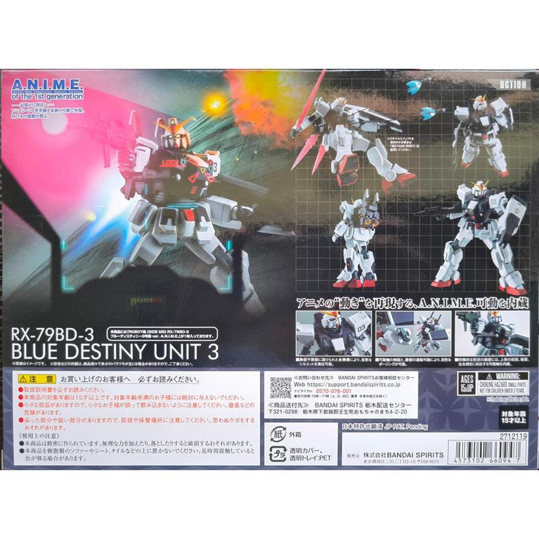 ROBOT SPIRITS [SIDE MS] RX-79BD-3 Blue Destiny Unit 3 ver. A.N.I.M.E.