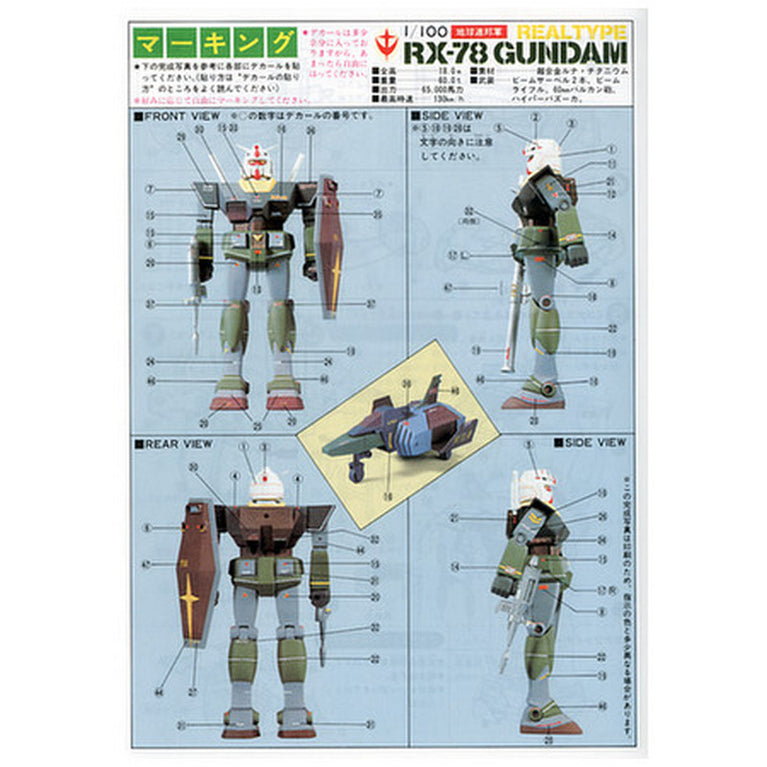 1/100 Real Type RX-78 Gundam