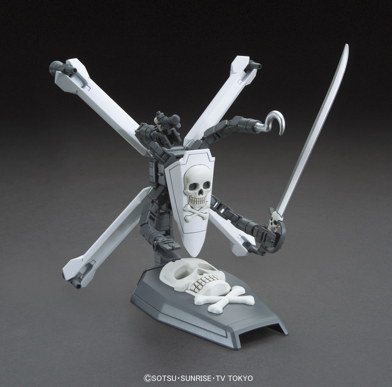 Ensemble d'armes à tête de mort HGBF 1/144