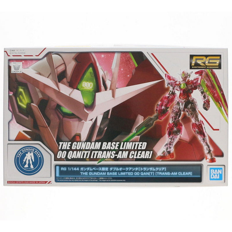RG 1/144 Gundam Base Limited 00 Qan[T] [Trans-Am Clear]