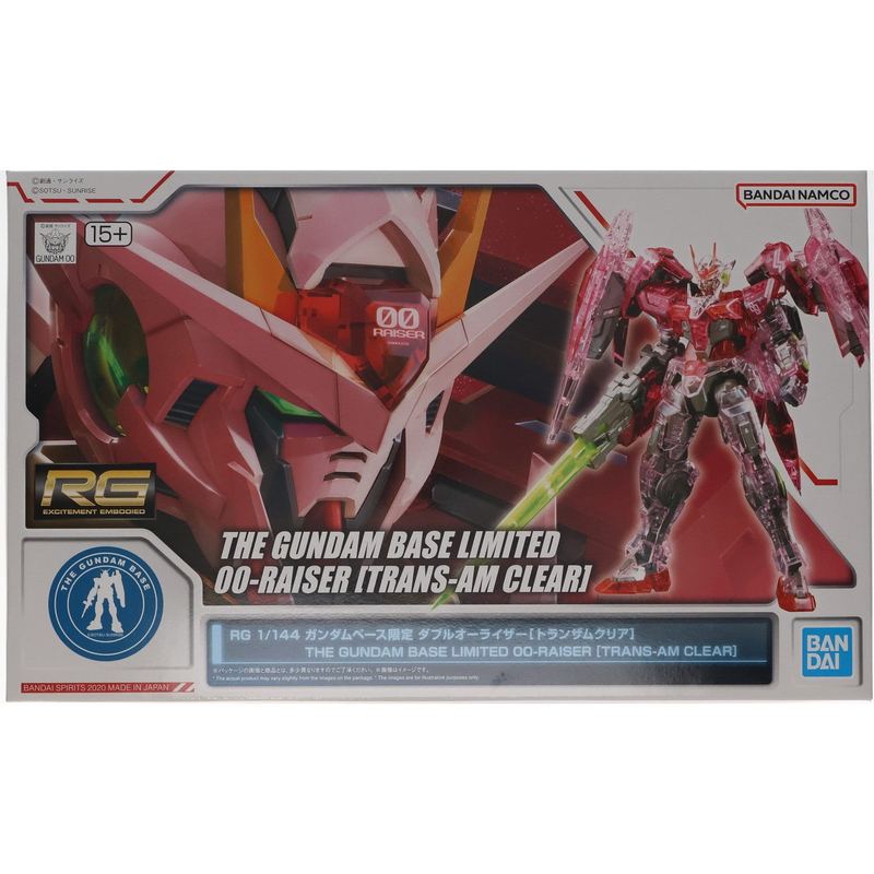 RG 1/144 Gundam Base Limited 00 Raiser [Trans-Am Clear]