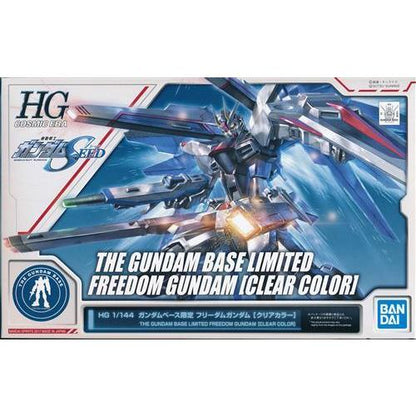 HG 1/144 The Gundam Base Limited Freedom Gundam Clear Color