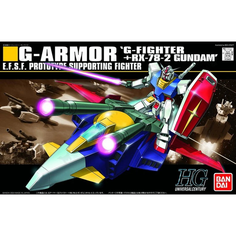 1/144 HGUC 050 G-Armor G-Fighter + RX-78-2 Gundam