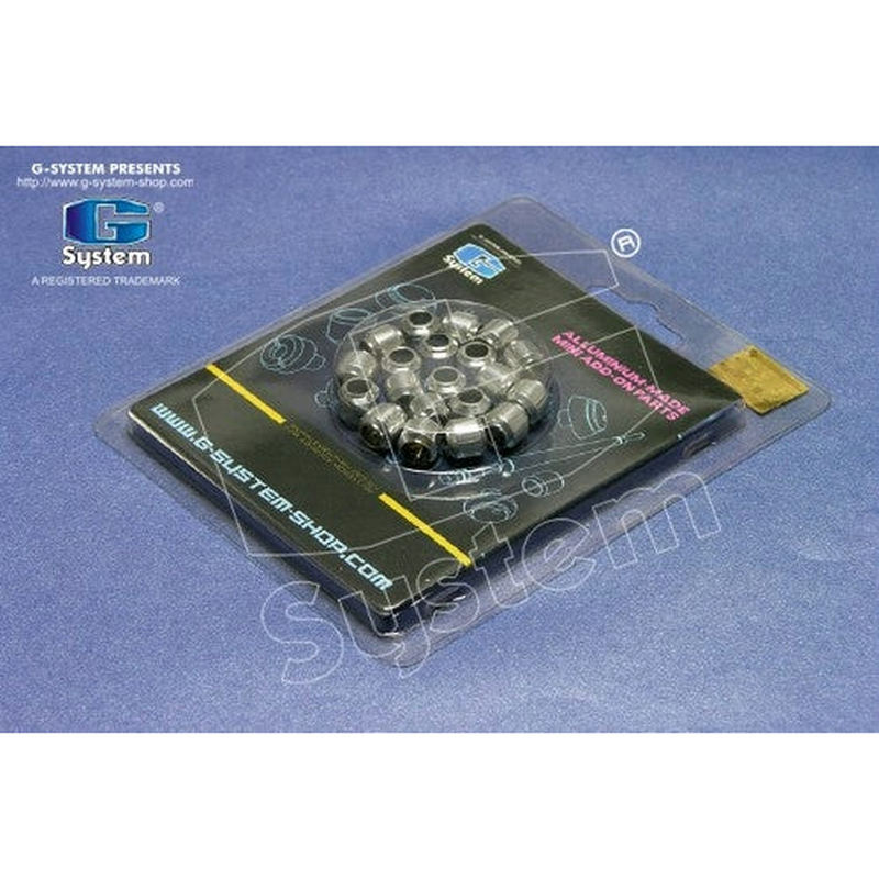 G System - Alluminium-made beads (basic coating) Ø 7 x 7 mm | Metal ...