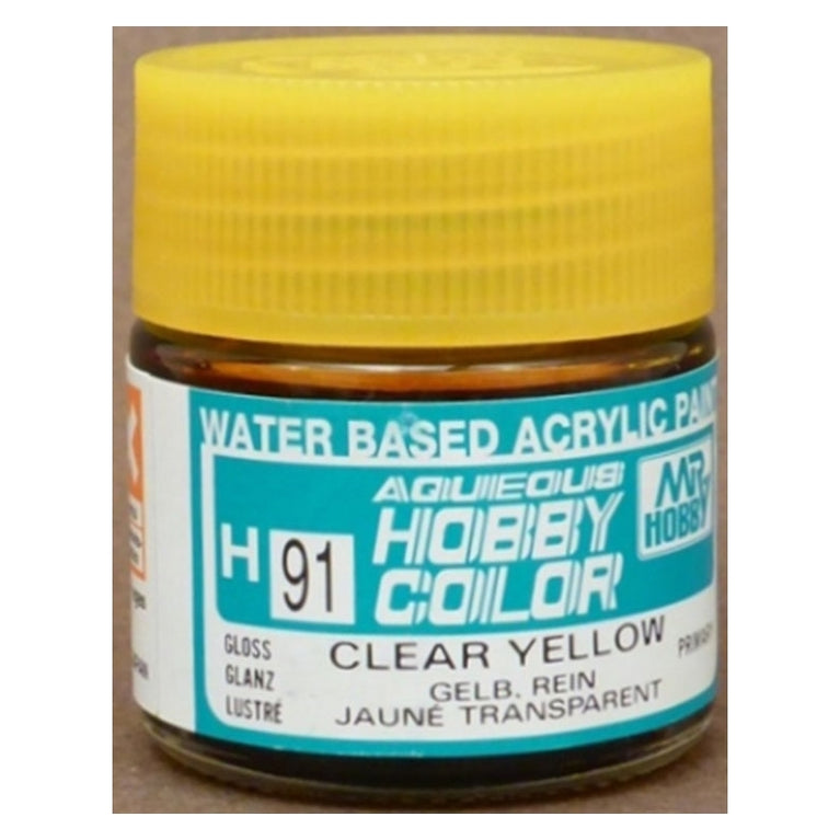 GSI Creos Mr. Hobby Aqueous Color H-091【GLOSS CLEAR YELLOW】