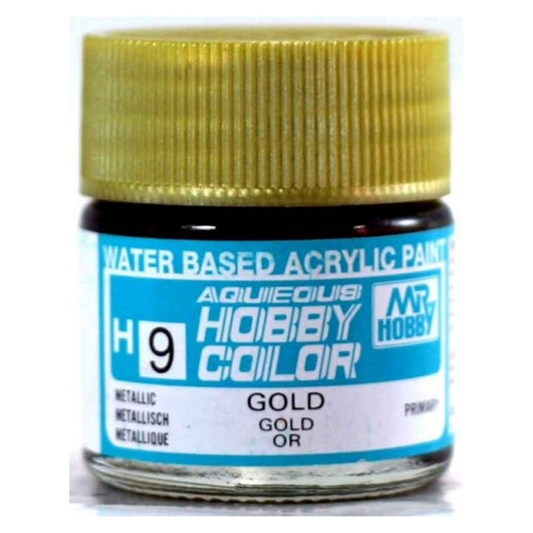 GSI Creos Mr. Hobby Aqueous Color H-009 【GLOSS GOLD】