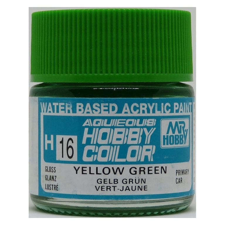 GSI Creos Mr. Hobby Aqueous Color H-016 【GLOSS YELLOW GREEN】