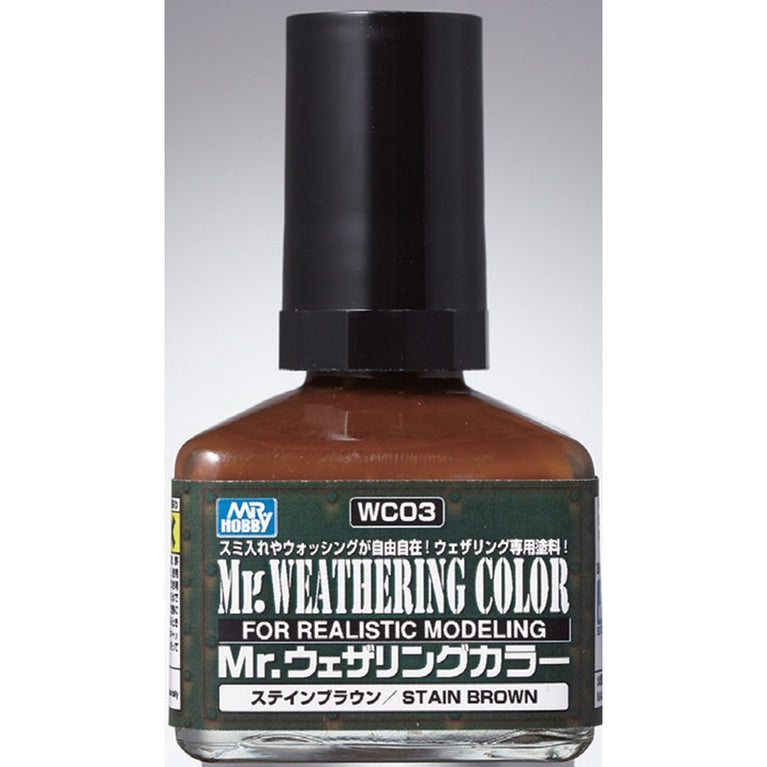 GSI Creos Mr. Weathering Color WC03 Stain Brown 40ml