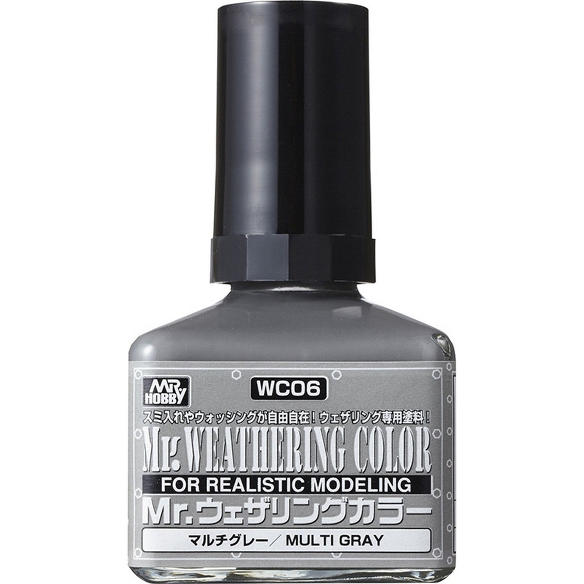 Weathering Color GSI Creos Mr. Weathering Color WC06 Multi Gray 40ml - GUWC06 – GKgundamkit
