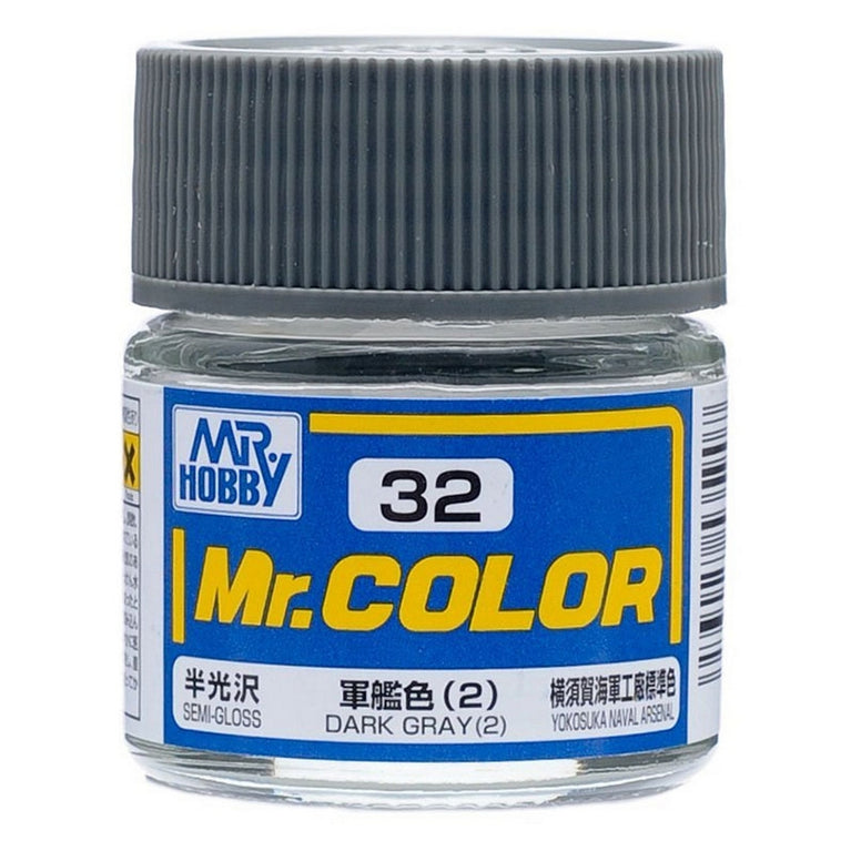 GSI Creos Mr. Color 032 Dary Gray (2) (SEMI GLOSS) 10ml