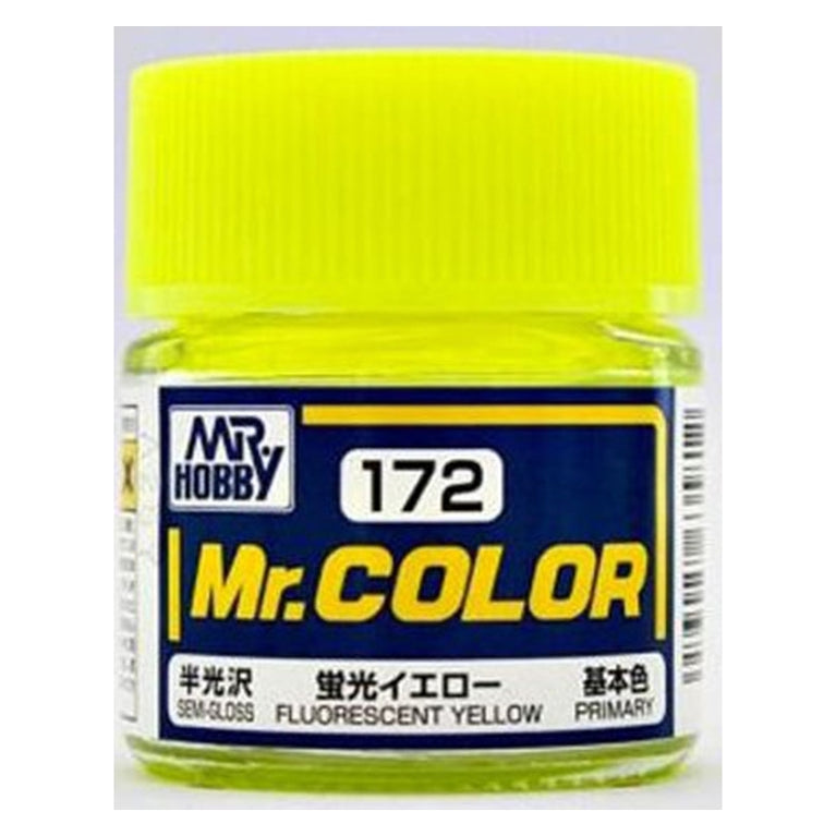 GSI Creos Mr. Color 172 Fluorescent Yellow (Flat)  10ml