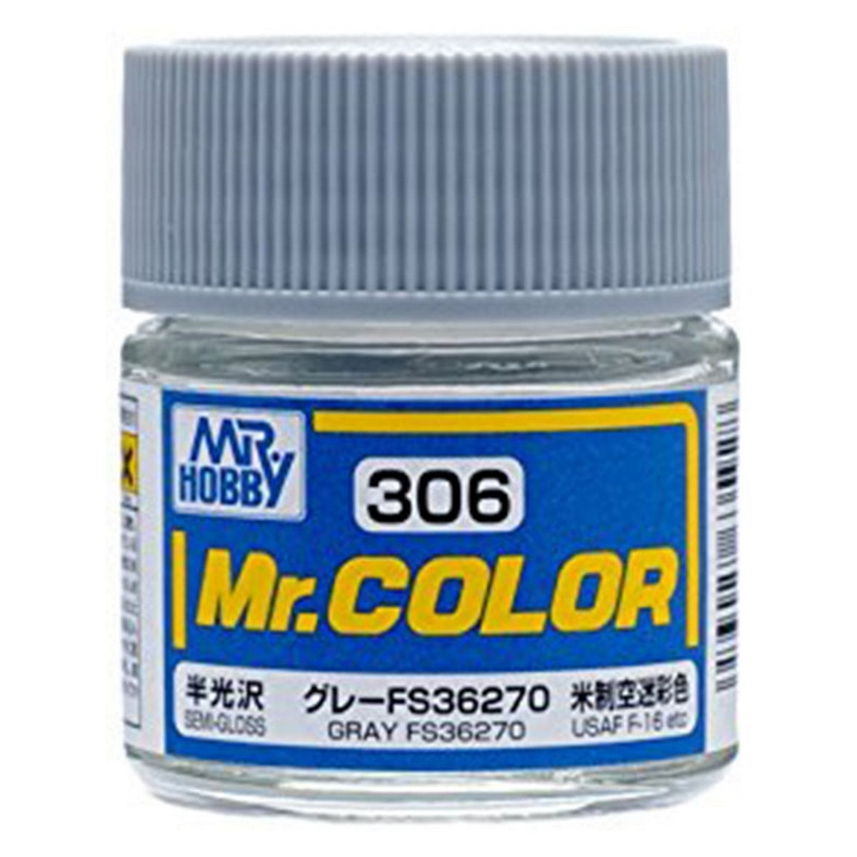 GSI Creos Mr. Color 306 Gray FS36270 (Semi Gloss) 10ml