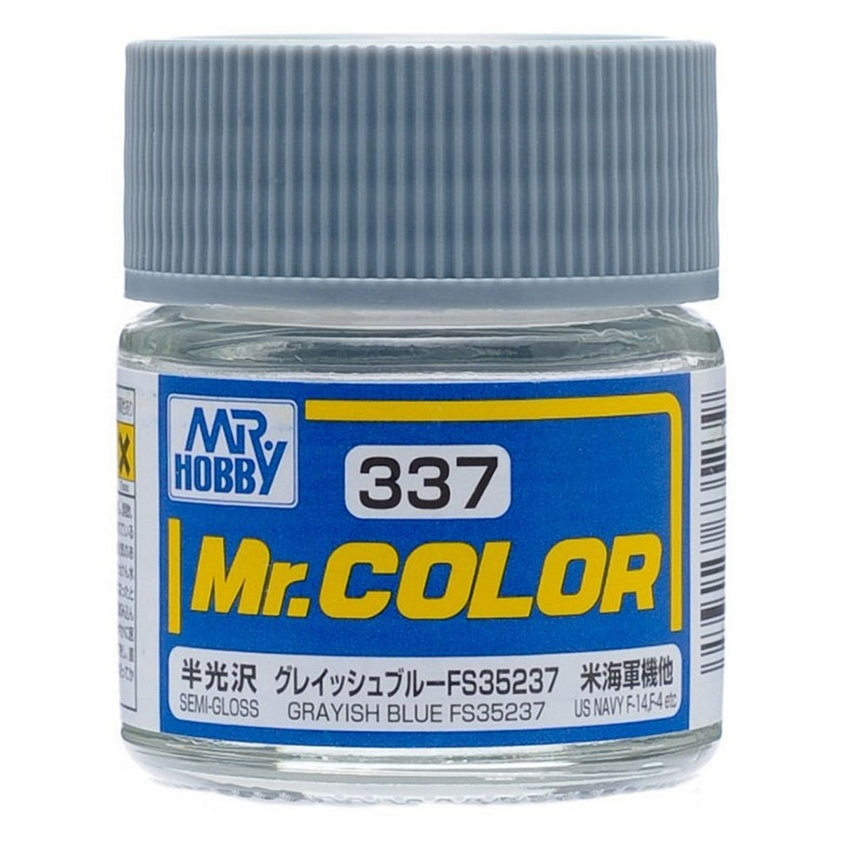 GSI Creos Mr. Color 337 Grayish Blue (Semi Gloss) 10ml - 4973028735239 ...