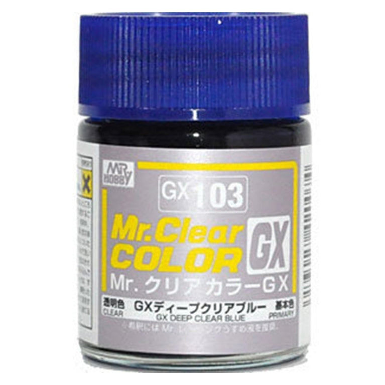 GSI Creos Mr. Color GX103 GX Deep Clear Blue (Clear) 18ml