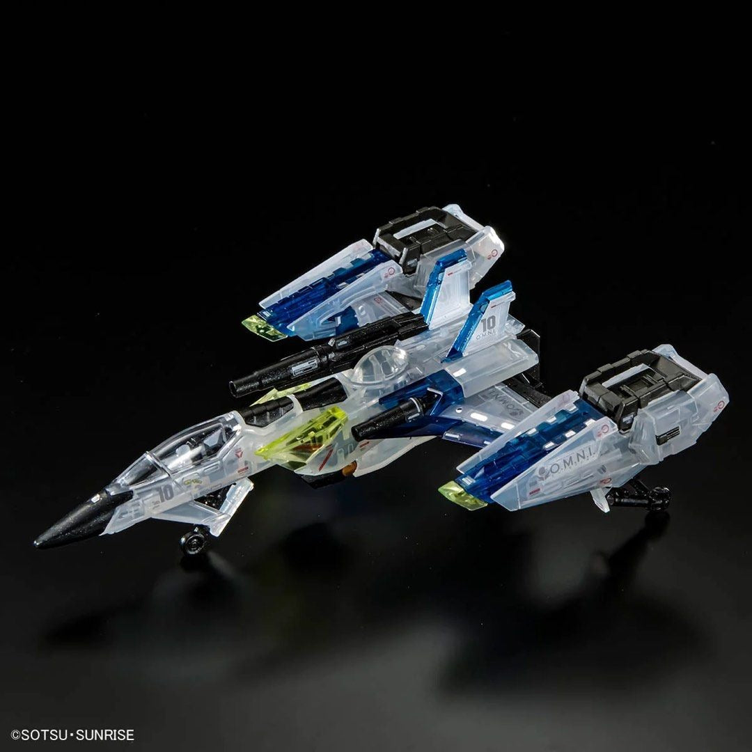 RG 1/144 The Gundam Base Limited Aile Strike Gundam & Skygrasper Launcher / Sword Pack Set [Clear Color]