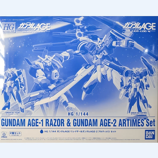HG 1/144 Gundam Age-1 Razor & Gundam Age-2 Artimes Set