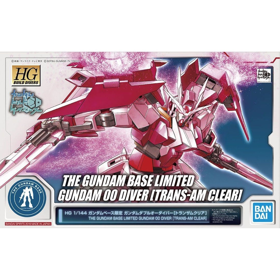 HG 1/144 The Gundam Base Limited Gundam 00 Diver[Trans-Am Clear]