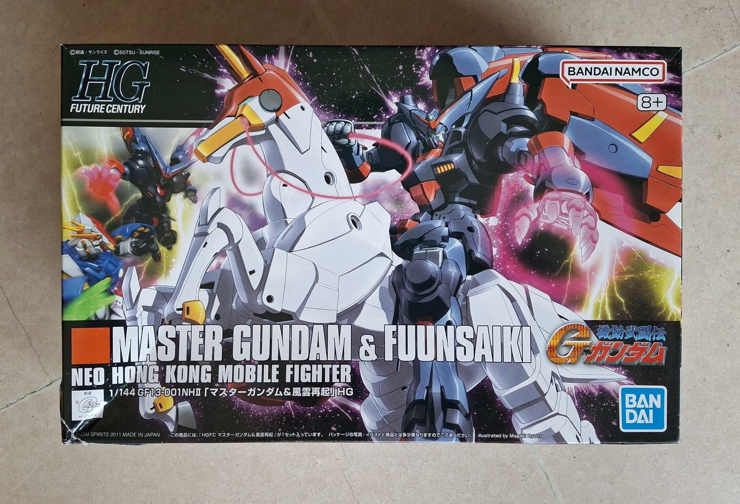 〖Creased and Dents〗1/144 HGFC 128 GF13-001NHII Master Gundam + Fuunsaiki