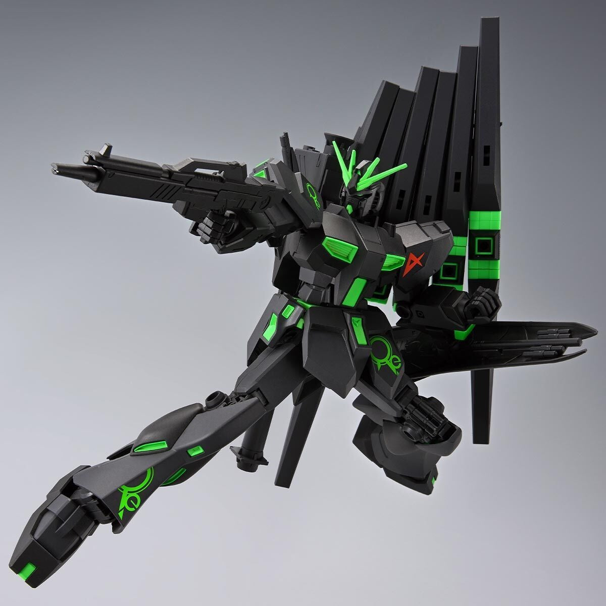 【JUL】ENTRY GRADE 1/144 ν Gundam  & Fin Funnel [RECIRCULATION COLOR/NEON GREEN]