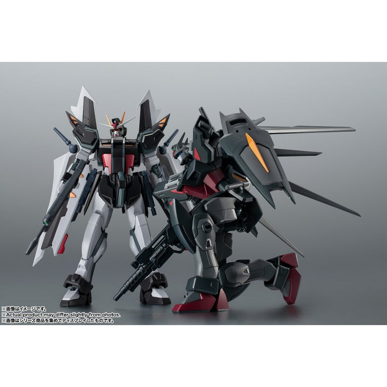 【Preorder in Nov】ROBOT Spirits [SIDE MS] GAT-X105E + AQM/E-X09S Strike Noir Gundam ver. A.N.I.M.E.