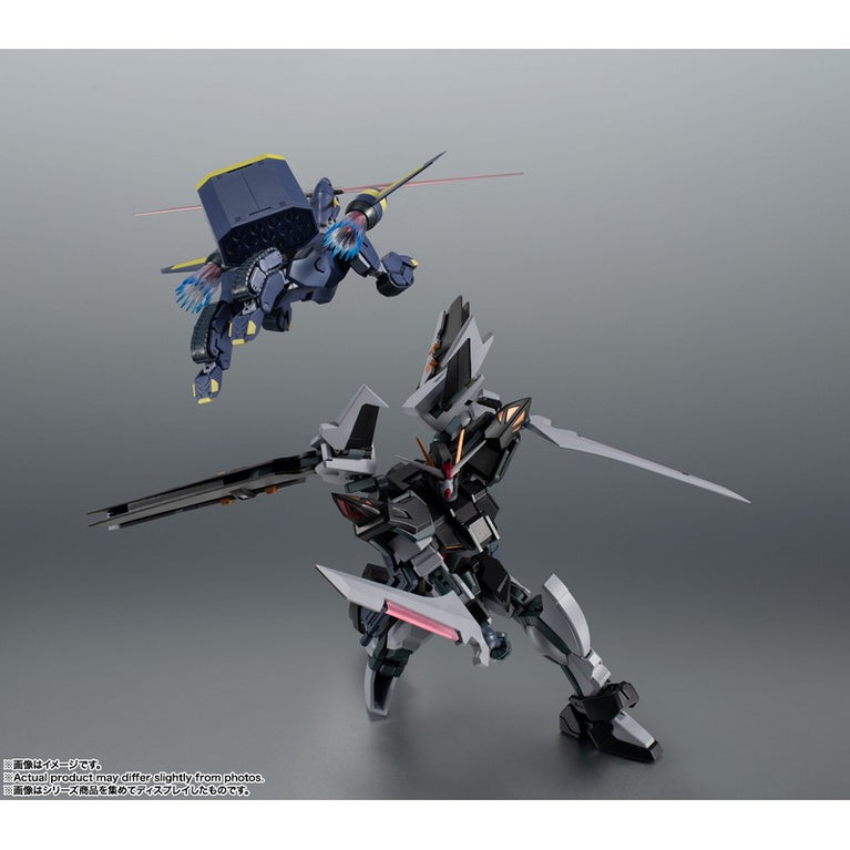 【Preorder in Nov】ROBOT Spirits [SIDE MS] GAT-X105E + AQM/E-X09S Strike Noir Gundam ver. A.N.I.M.E.