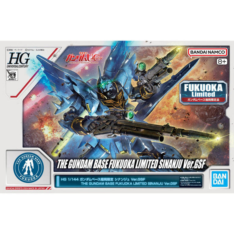 HGUC 1/144 The Gundam Base Fukuoka Limited MSN-06S Sinanju Ver. GSF