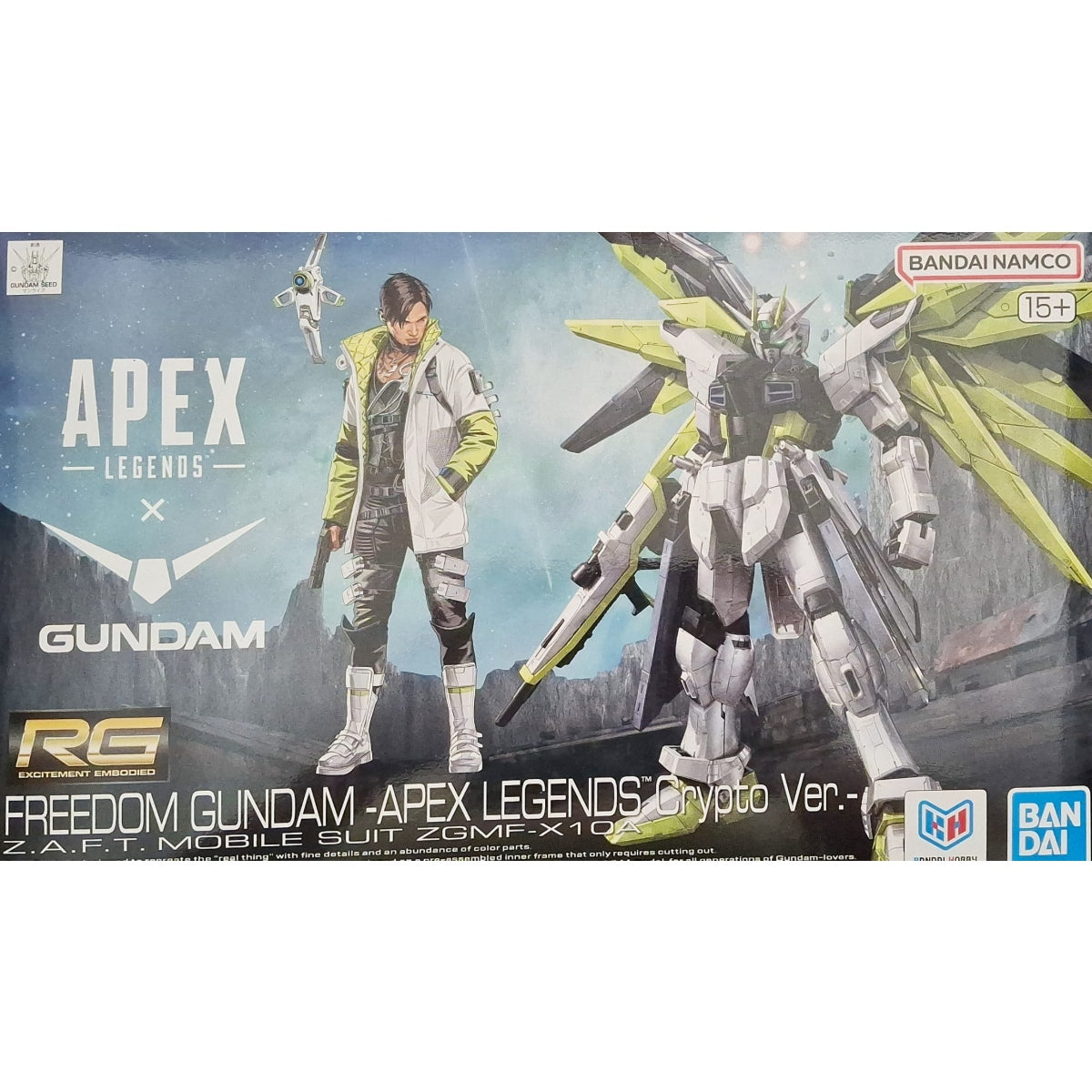 RG 1/144 Freedom Gundam -APEX LEGENDS(TM) Crypto Ver.-