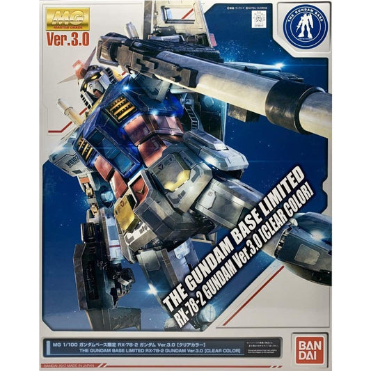 MG 1/100 The Gundam Base Limited RX-78-2 Gundam Ver.3.0 [Clear Color]