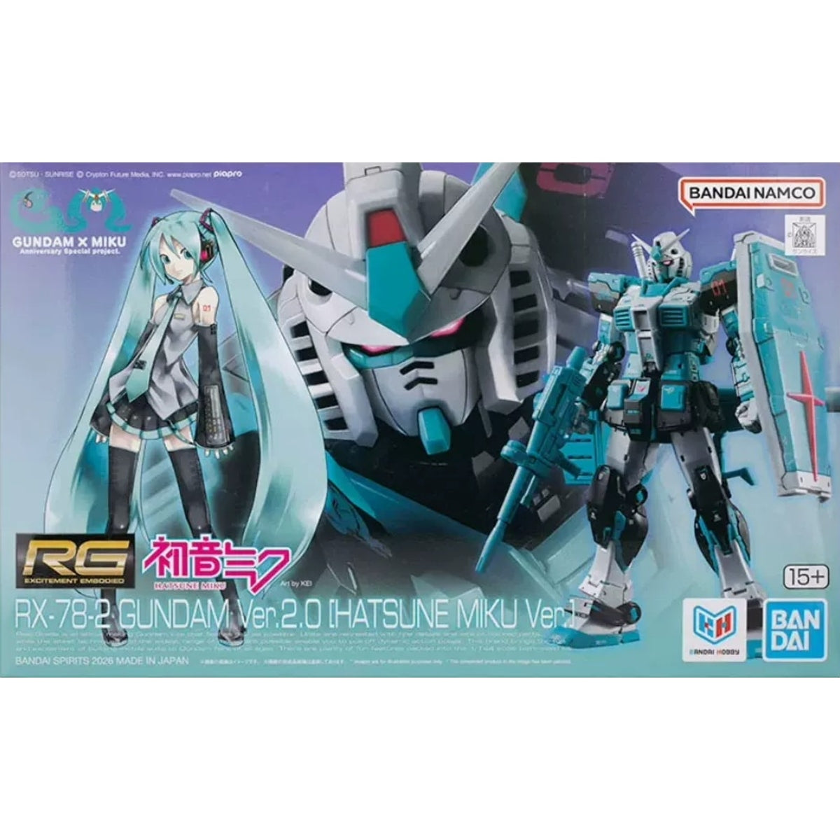 RG 1/144 RX-78-2 Gundam Ver.2.0 [HATSUNE MIKU Ver.]