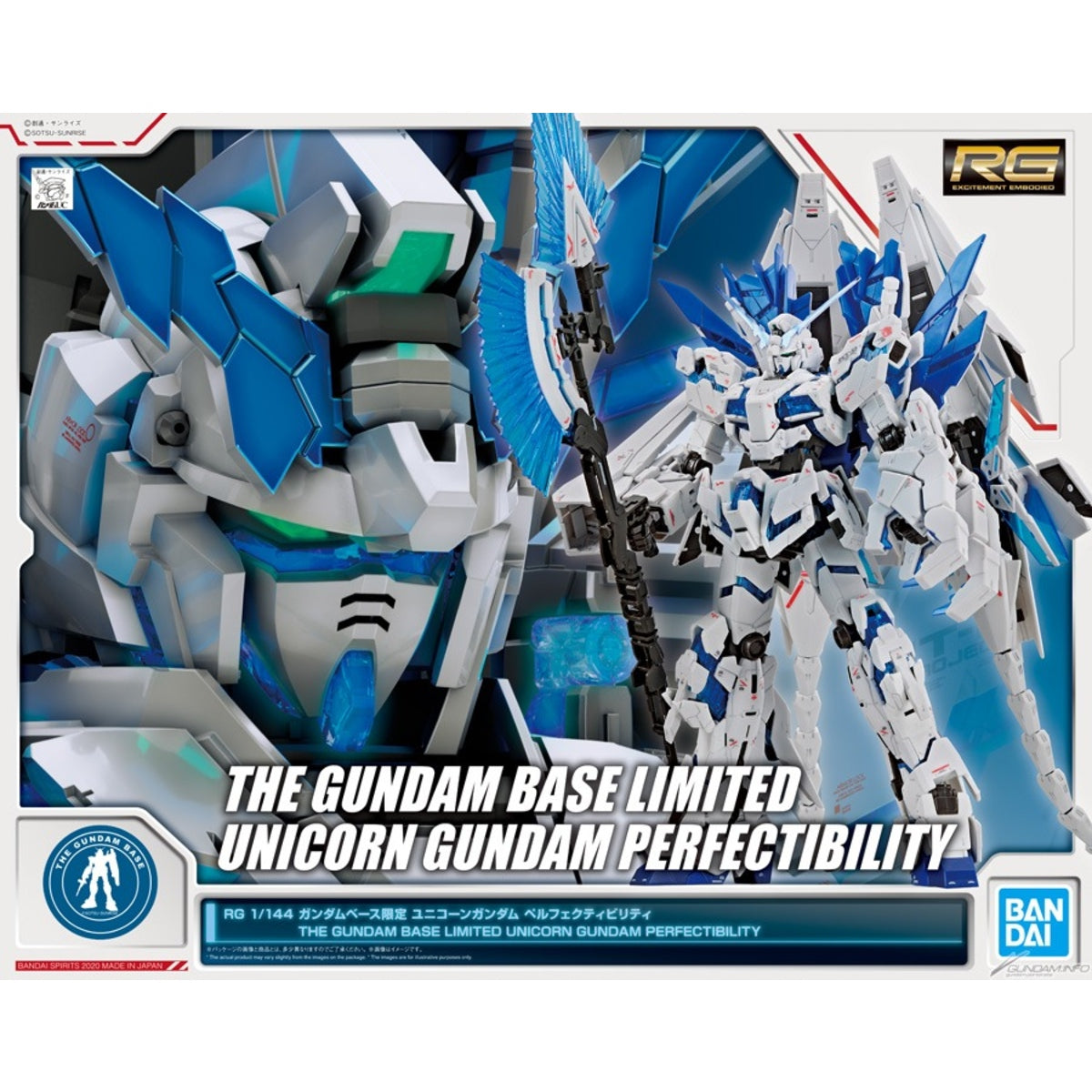 RG 1/144 The Gundam Base Limited Unicorn Gundam Perfectibility