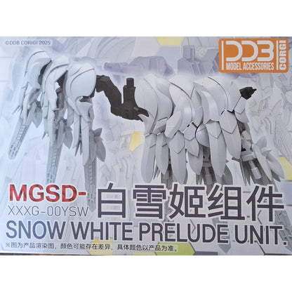 MGSD XXXG-00YSW Wing Gundam Zero EW  Snow White Princess Mega Cannon