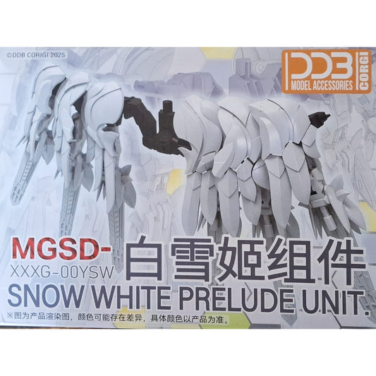 MGSD XXXG-00YSW Wing Gundam Zero EW  Snow White Princess Mega Cannon