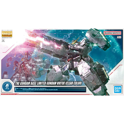 【Nov】MG 1/100 Gundam Base Limited Gundam Virtue [Clear Color]