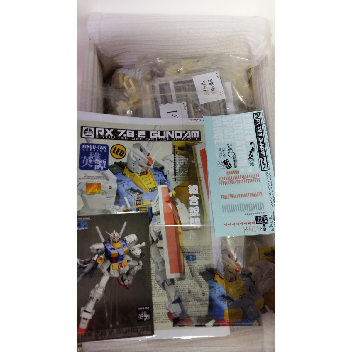 G System 1/100 RX-78-2 Gundam EIYUU-TAN Version 2.0