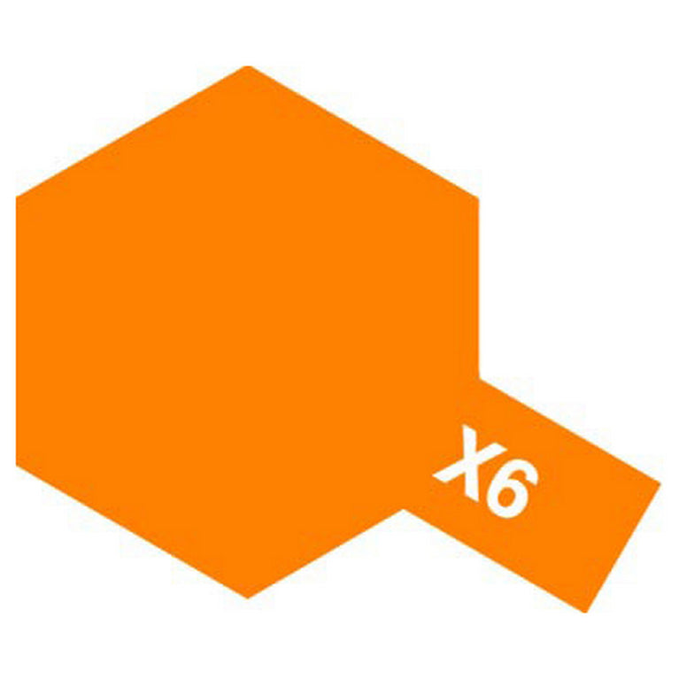 Tamiya 80006 Enamel Paint X-6 Orange 10ml