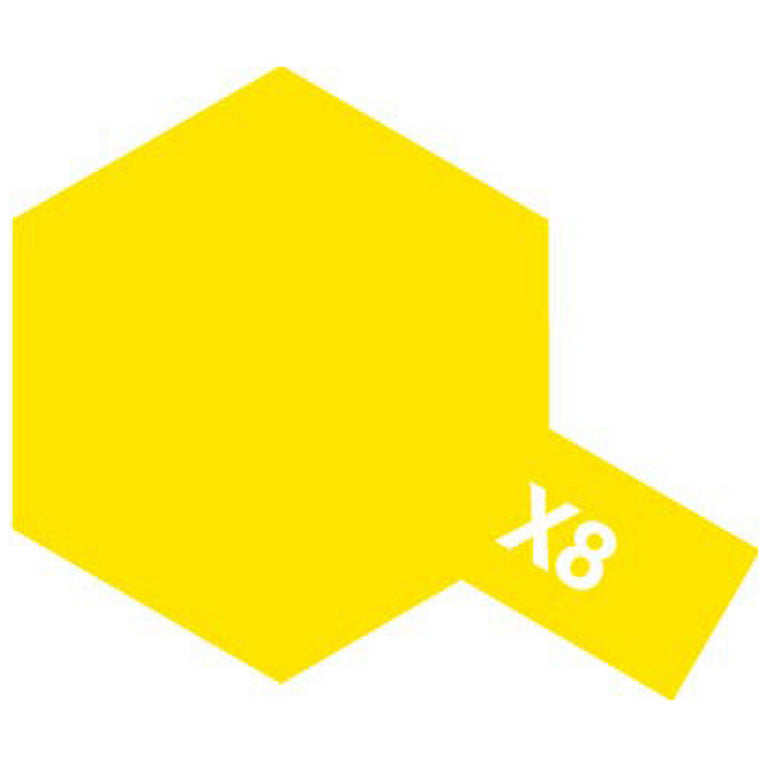 Tamiya 80008 Enamel Paint X-8 Lemon Yellow 10ml