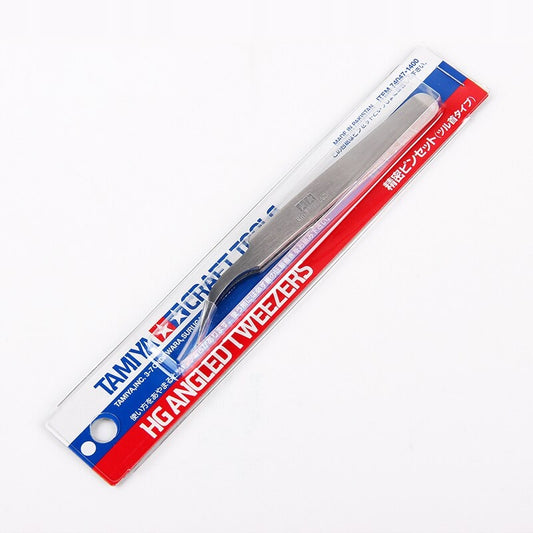 Tamiya HG Angled Precision tweezers (vine neck type)