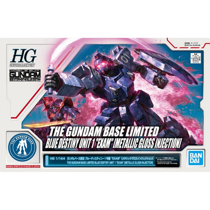 HGUC 1/144 Gundam Base Limited Blue Destiny Unit 1 [Metallic Gloss Injection]